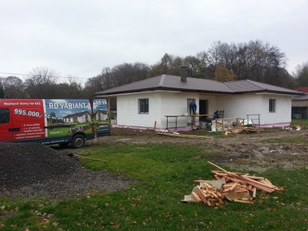 Dřevostavba bungalovu v Orlové